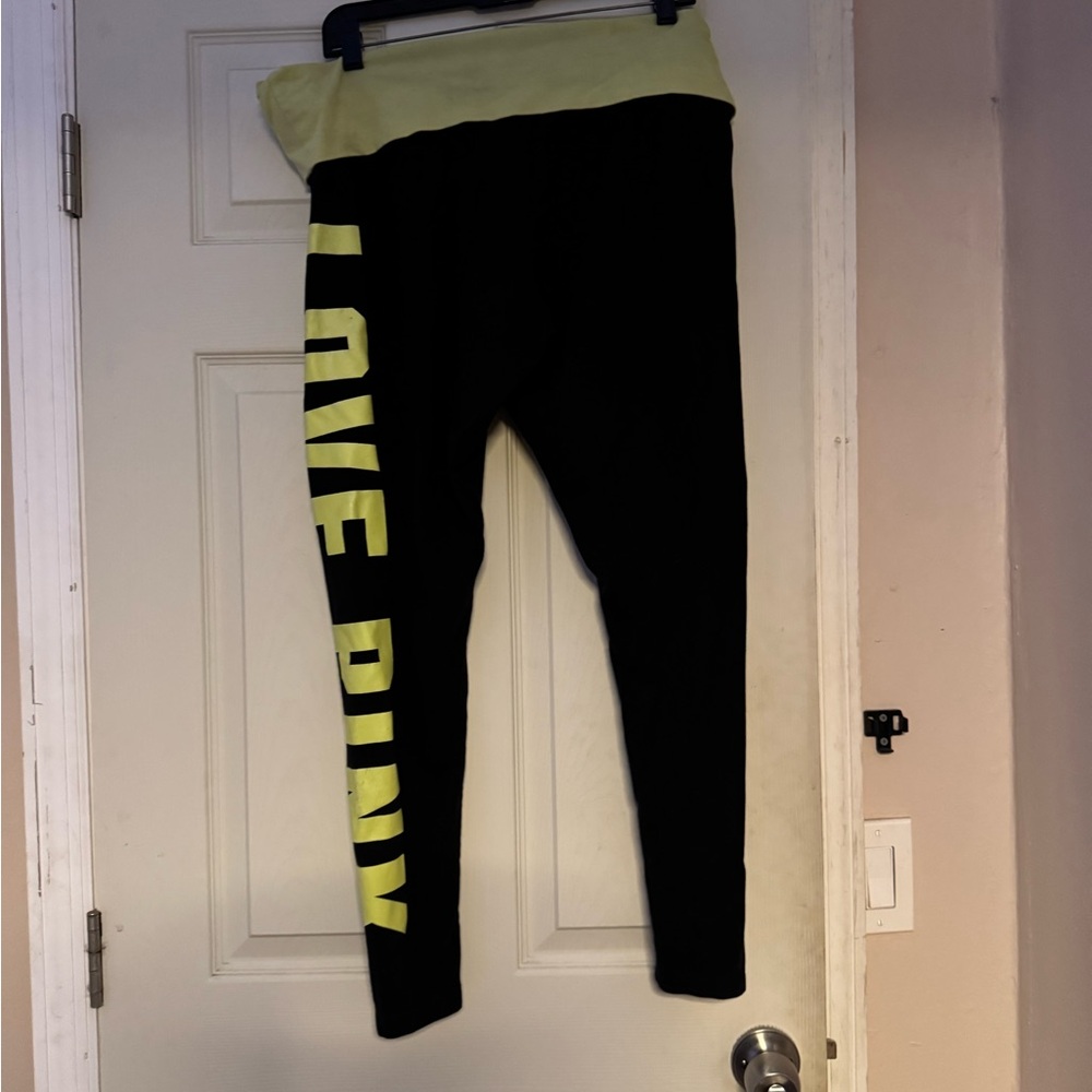 Pink Mint/Black Leggings - Picture 3 of 4